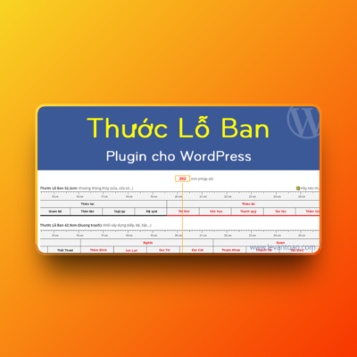 Plugin thước lỗ ban cho WordPress