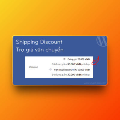 Đây là giao diện khi khách checkout. Nếu được giảm phí ship thì sẽ có thông báo cho khách hàng biết được giảm bao nhiêu tiền và phí ship khách phải chịu là bao nhiêu. Cái này đánh vào tâm lý mua hàng được giảm giá rất tốt đó ạ