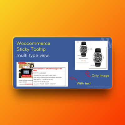 Woocommerce sticky tooltip