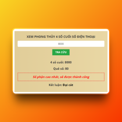 Plugin xem phong thủy