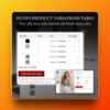 iSures Product Variations Table