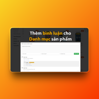 Plugin thêm bình luận cho danh mục sản phẩm