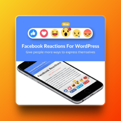 Facebook Reactions For WordPress