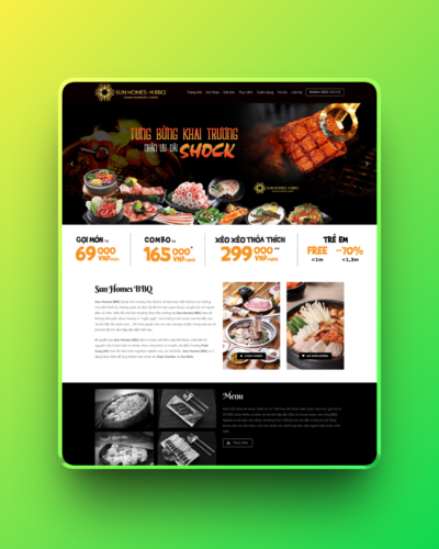 Theme wordpress nhà hàng BBQ