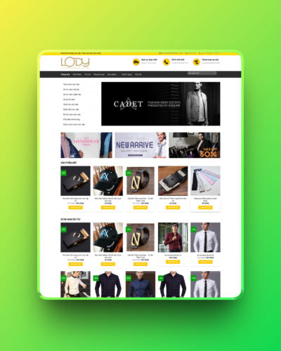 Theme wordpress bán đồ nam