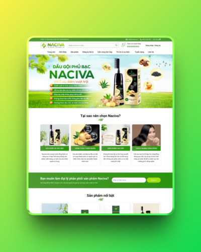 Theme wordpress bán dầu gội đầu