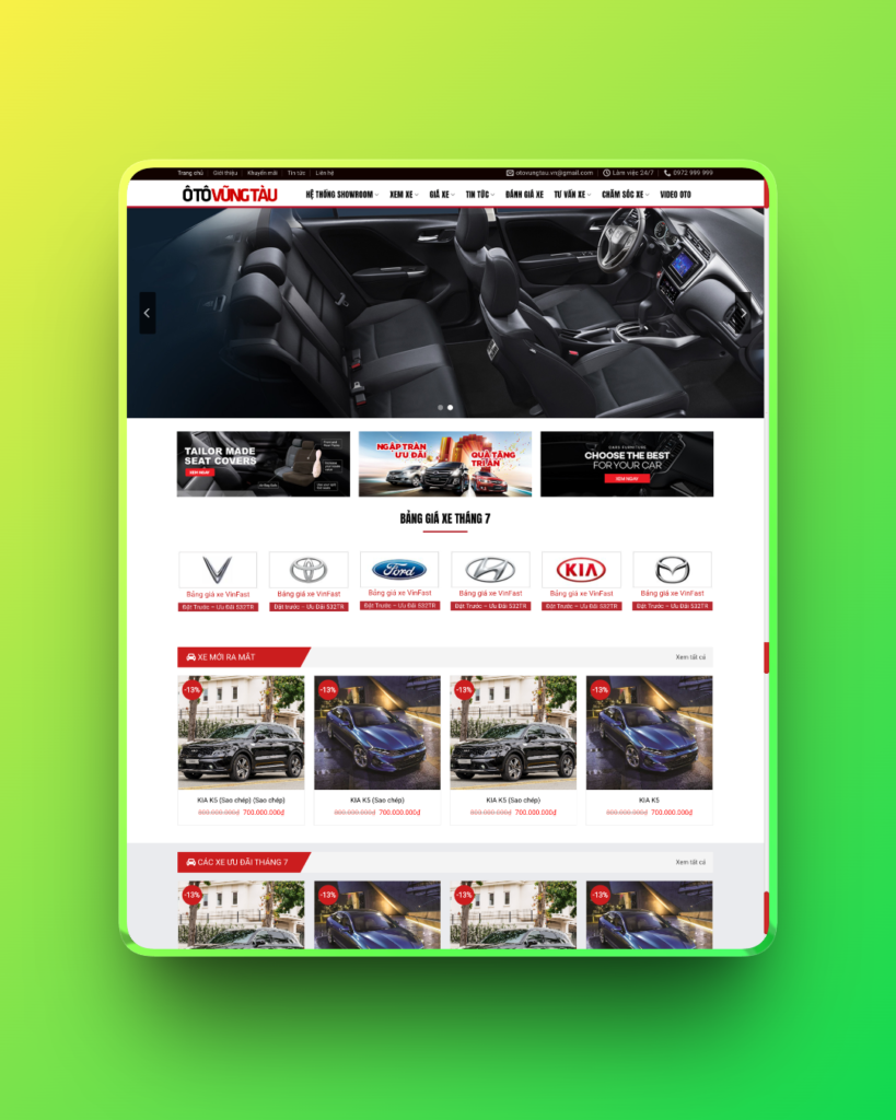 Theme wordpress review ô tô