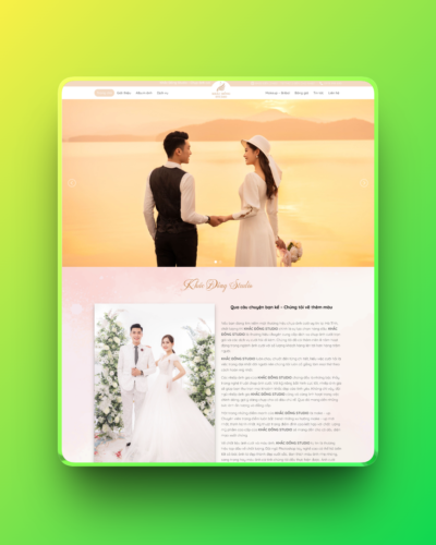 Theme wordpress studio ảnh cưới 04