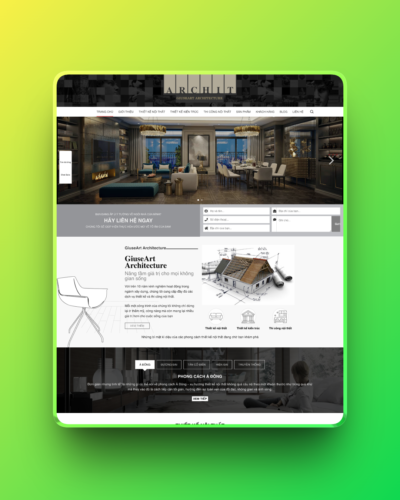 Theme wordpress kiến trúc 03