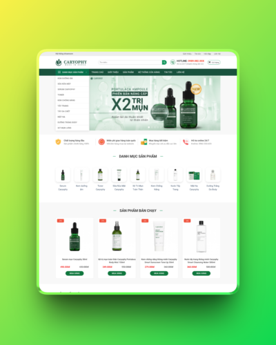 Theme wordpress mỹ phẩm 25