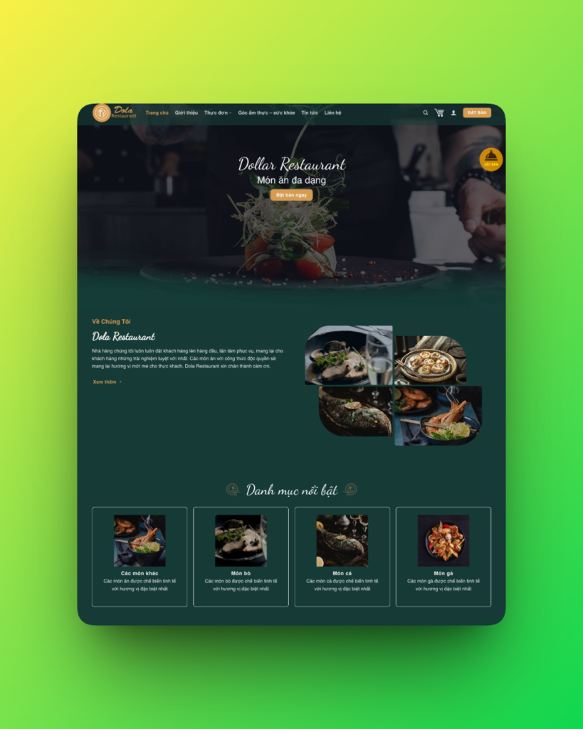 Theme wordpress nhà hàng 05