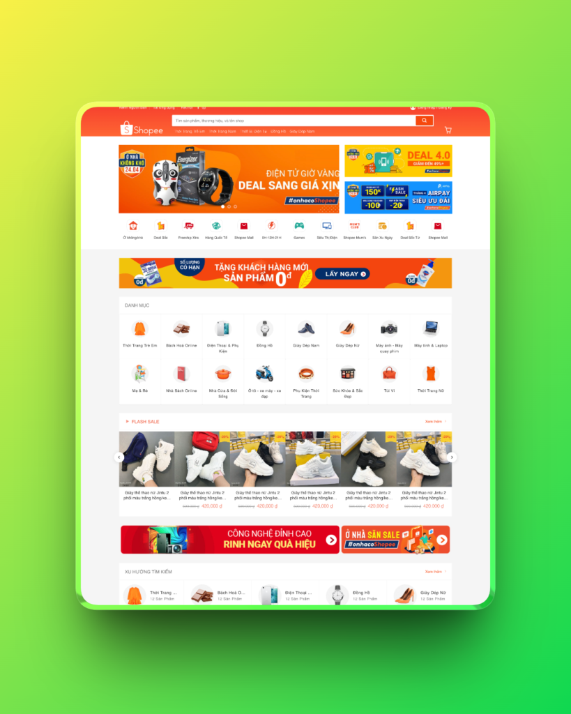 Theme wordpress bán hàng giống Shopee