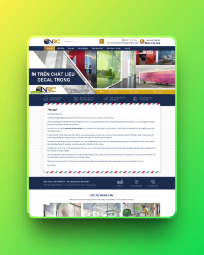 Theme wordpress bán decal