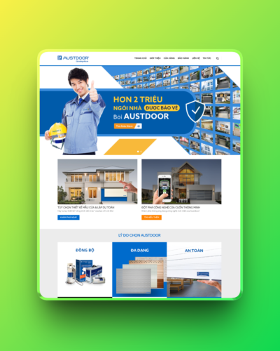 Theme wordpress bán cửa cuốn