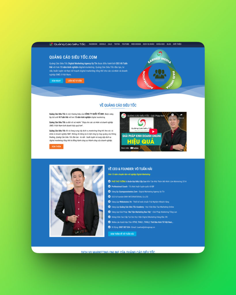 Theme wordpress dịch vụ quảng cáo 02