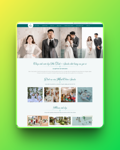Theme wordpress studio ảnh cưới 03