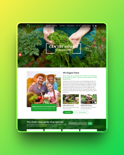 Theme wordpress nông sản 02