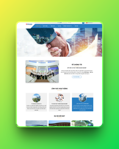 Theme wordpress giới thiệu công ty 01