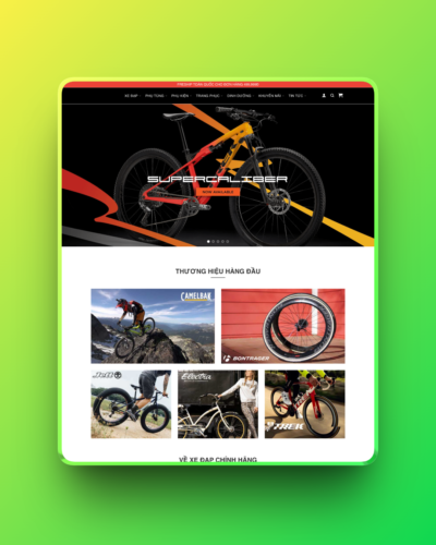 Theme wordpress bán xe đạp 02
