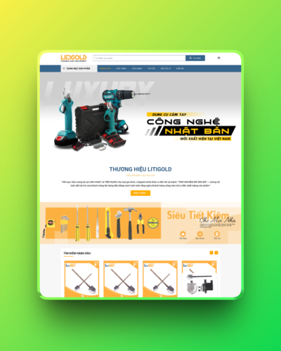 Theme wordpress bán dụng cụ nông nghiệp