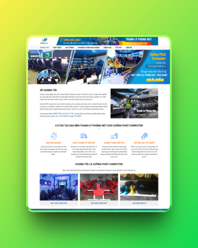 Theme wordpress dịch vụ thanh lý