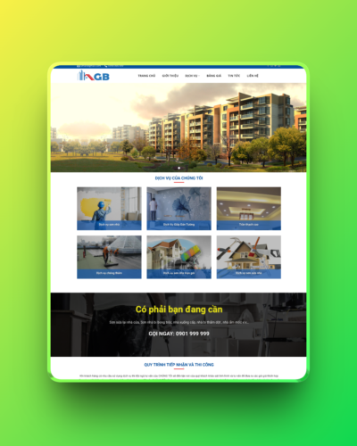 Theme wordpress dịch vụ sửa chữa nhà