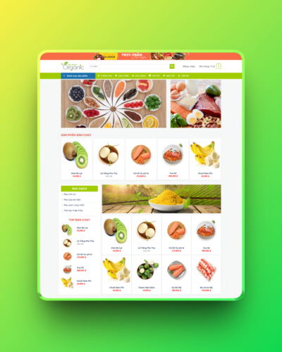 Theme wordpress bán thực phẩm tươi