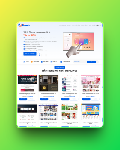 Theme wordpress shop bán theme