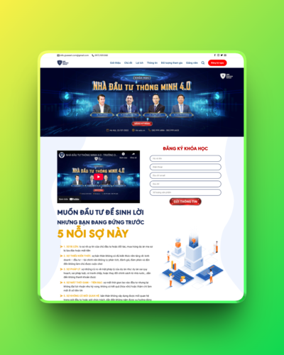 Theme wordpress bán khóa học 04
