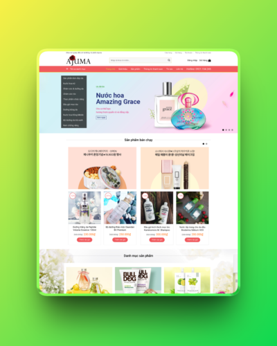 Theme wordpress mỹ phẩm 5