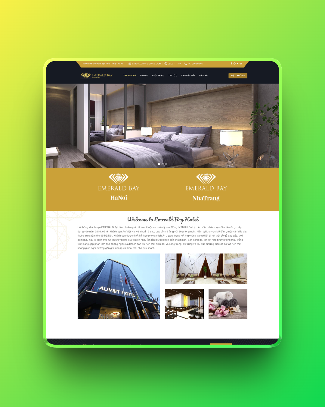 Theme wordpress khách sạn 01