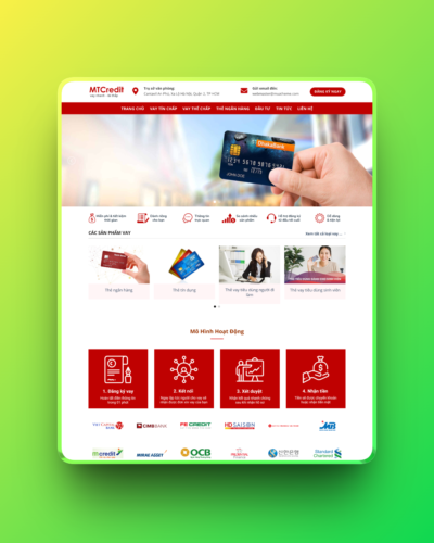 Theme wordpress cho vay tài chính