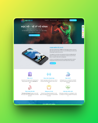 Theme wordpress võ thuật 01