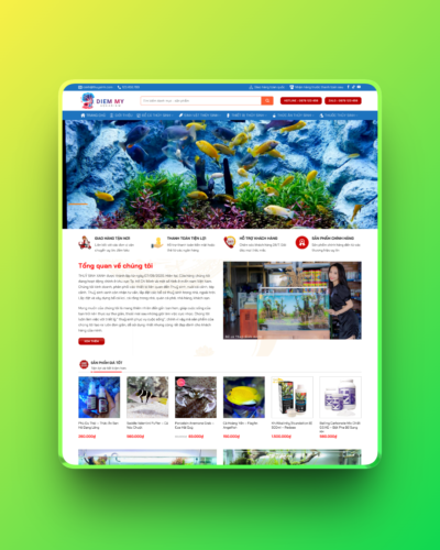 Theme wordpress bán cá cảnh