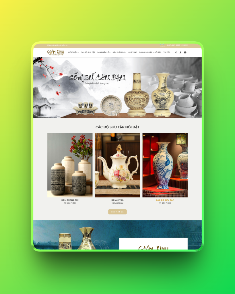 Theme wordpress bán gốm sứ 01