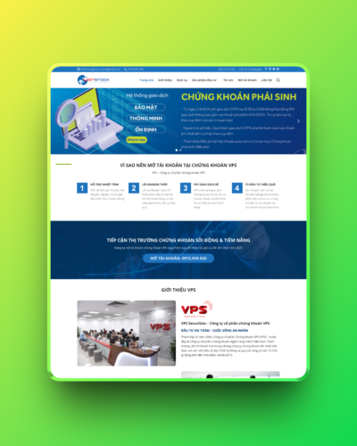 Theme wordpress công ty chứng khoán