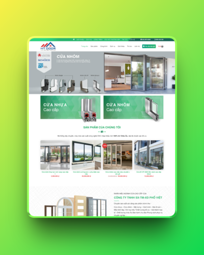Theme wordpress bán cửa nhôm 01