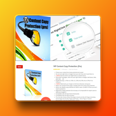 WP Content Copy Protection