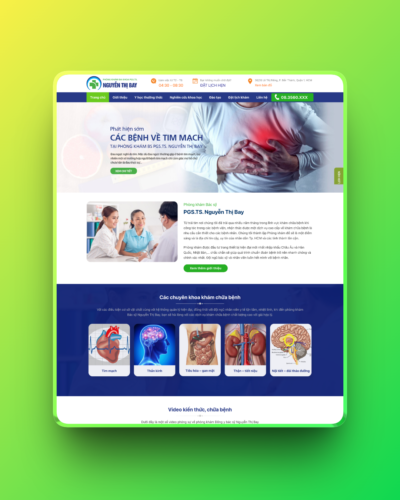 Theme wordpress phòng khám 05