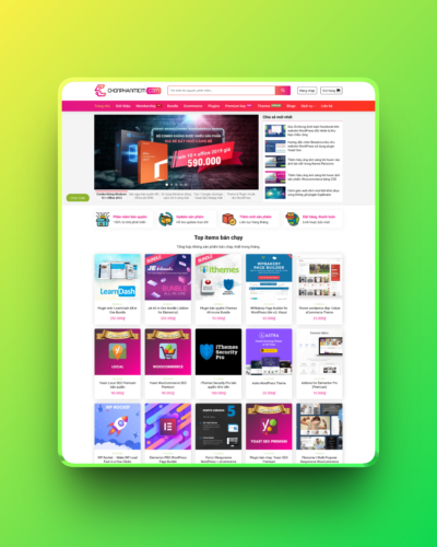 Theme wordpress bán phần mềm