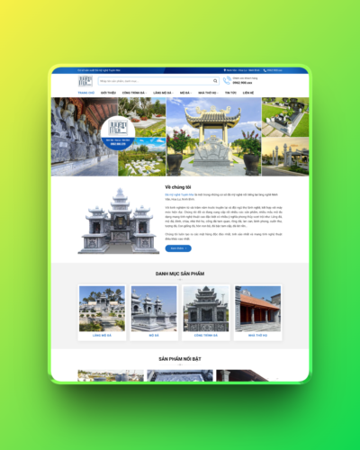 Theme wordpress bán đá mỹ nghệ
