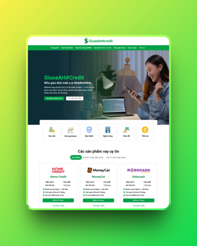 Theme wordpress tài chính