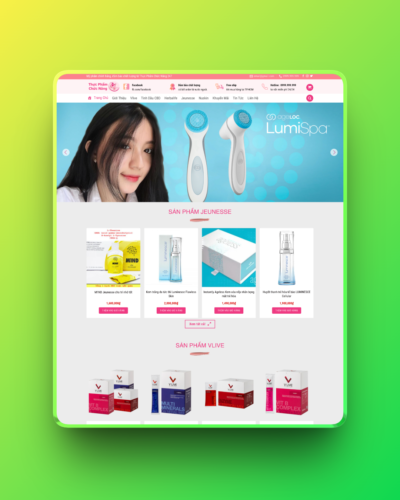 Theme wordpress thực phẩm chức năng 04