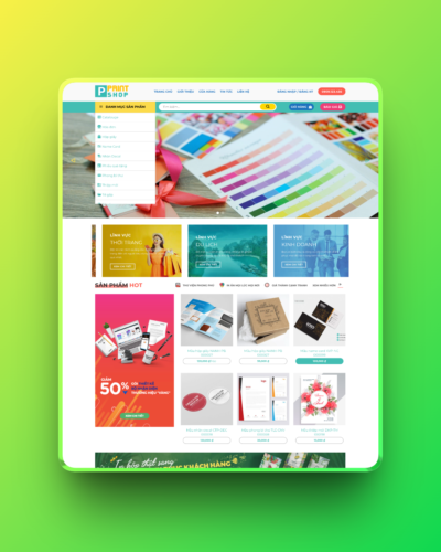 Theme wordpress dịch vụ in ấn 01