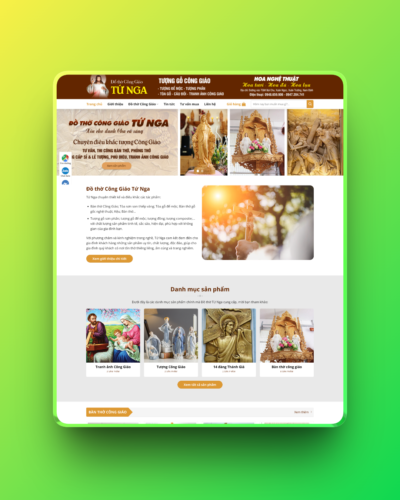 Theme wordpress đồ thờ công giáo