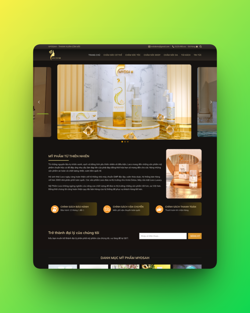 Theme wordpress bán mỹ phẩm 26