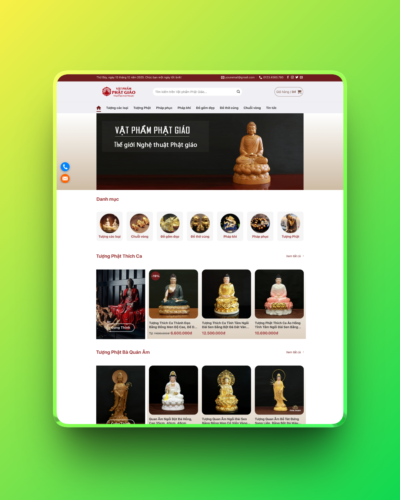 Theme wordpress bán vật phẩm thờ