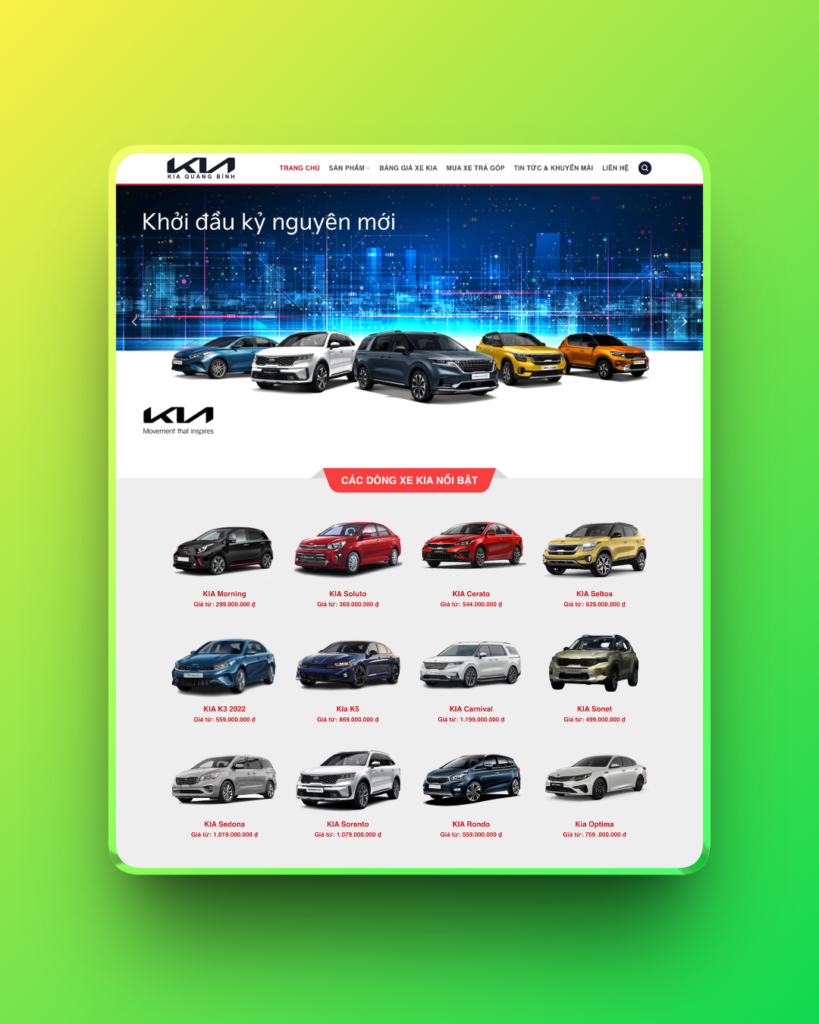 Theme wordpress xe kia 01
