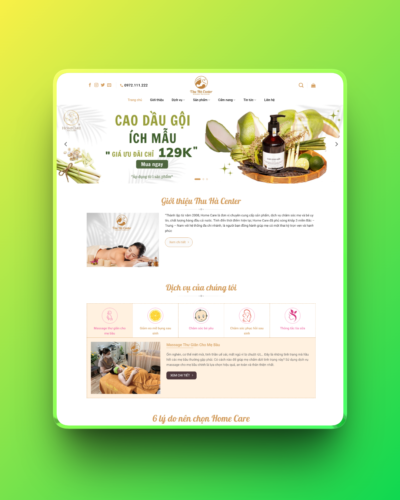 Theme wordpress dịch vụ BabyCare