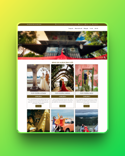 Theme wordpress studio ảnh cưới 05